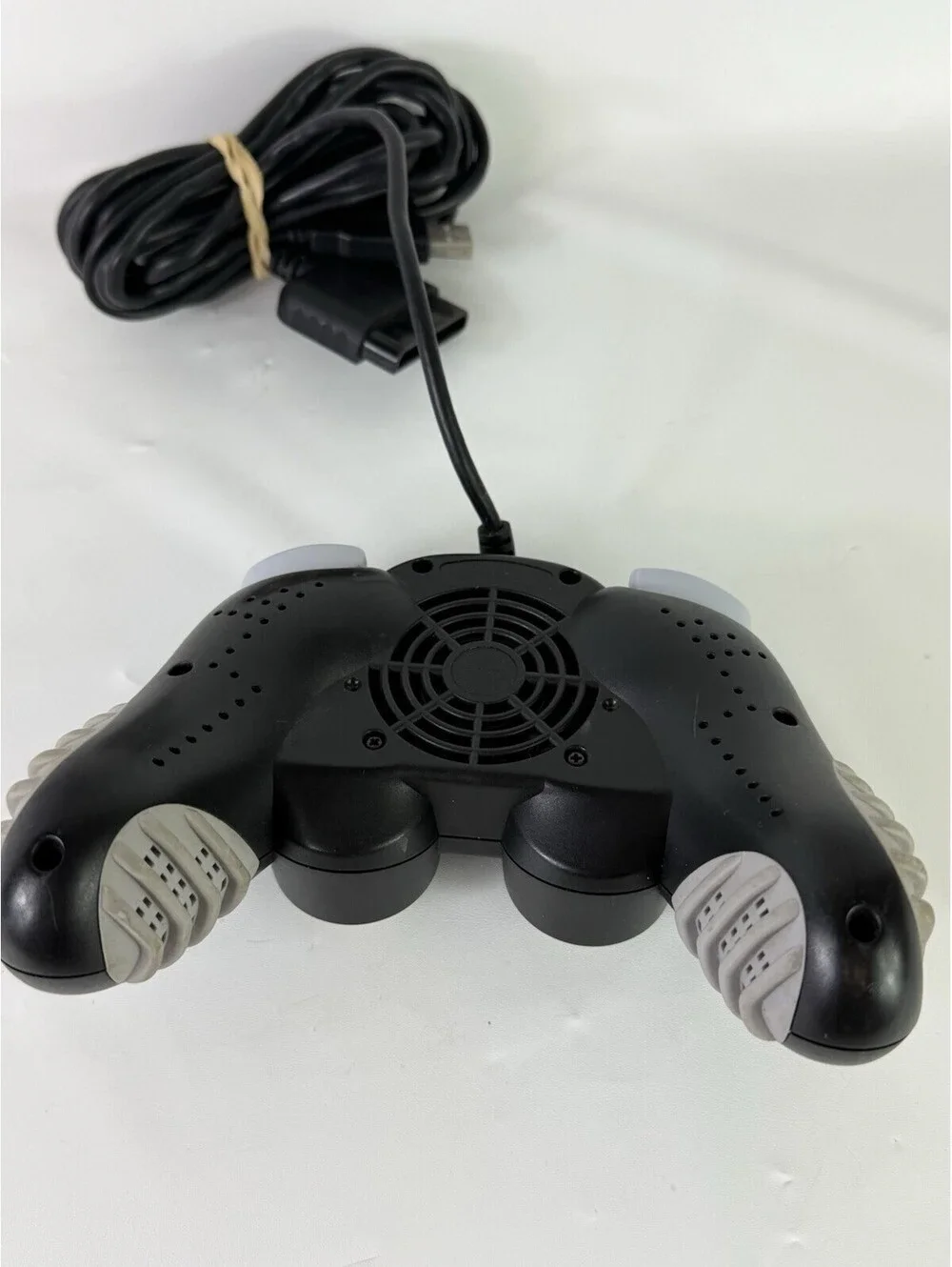 AS IS PLEASE READ NYKO AIR FLO XL PS2 & USB PC Controller Cooling Fan Built In